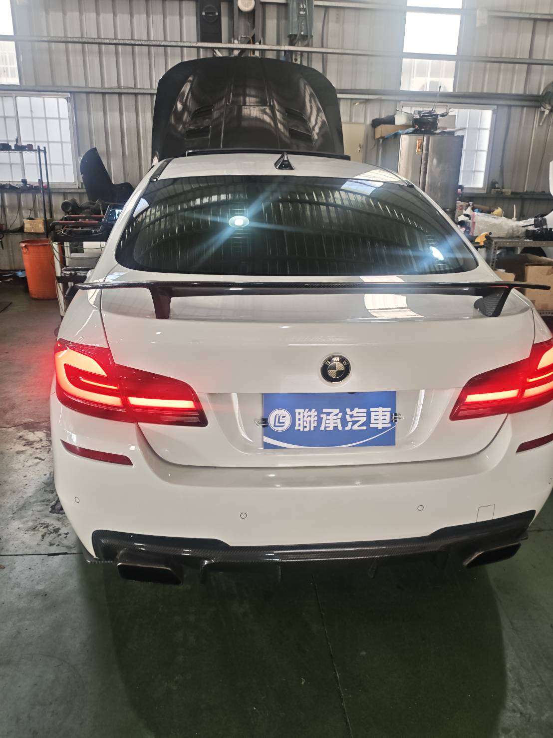 BMW N55氣缸蓋安裝完成，正時系統可見｜聯承汽車台中