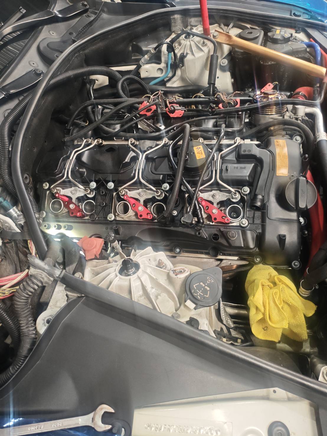 BMW N55引擎 VALVETRONIC系統維修中｜聯承汽車台中