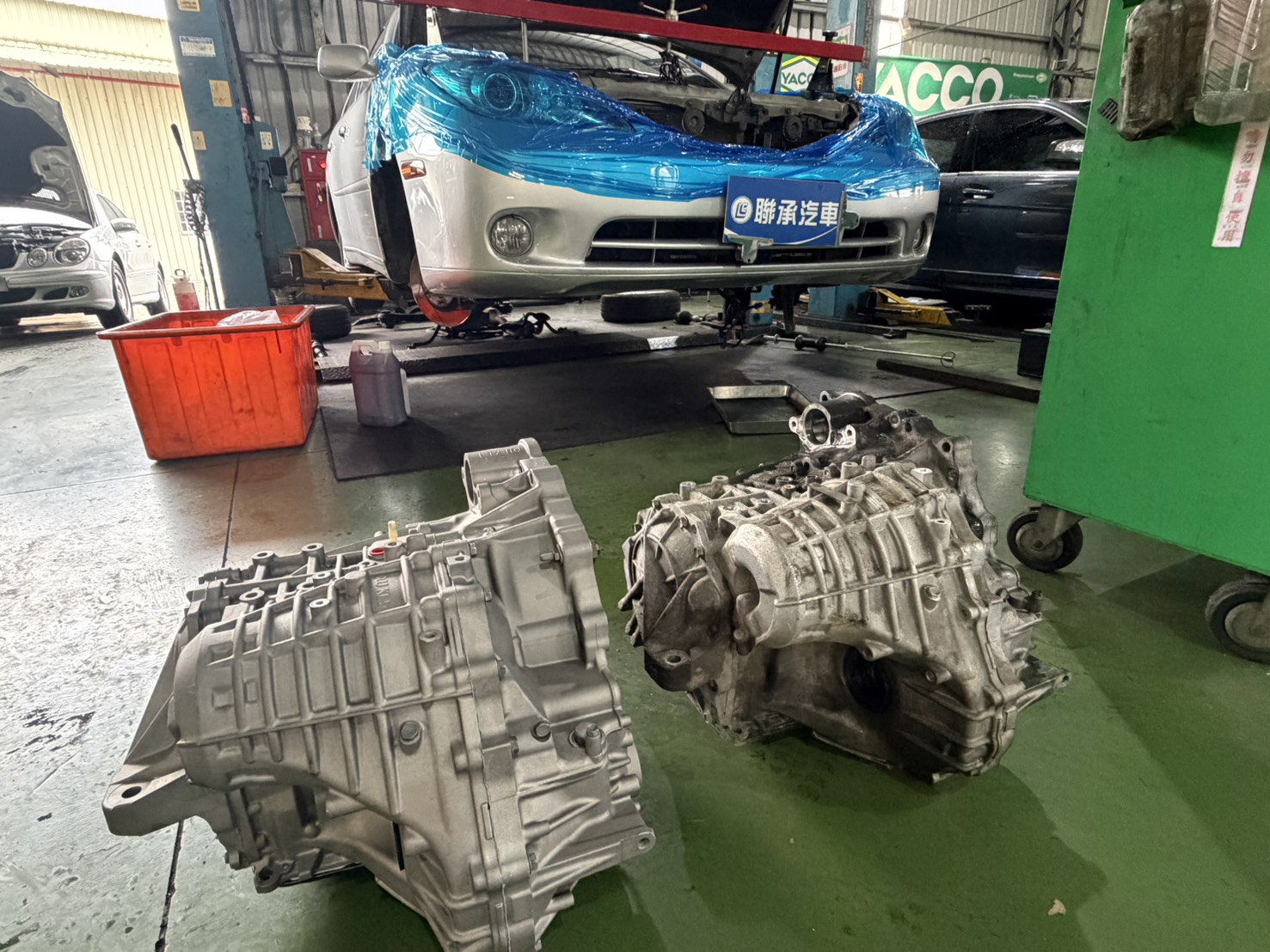 變速箱更換完成後進行電腦診斷與路試,驗證各檔位換檔品質